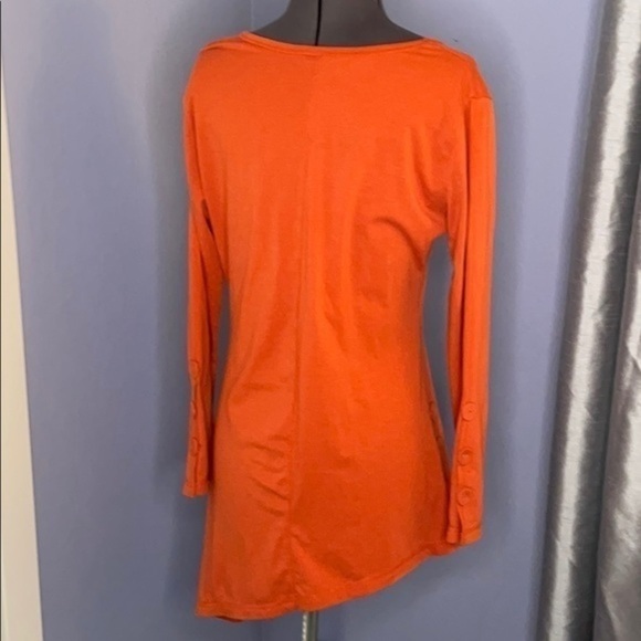 Noelle top orange high low s/m top - Picture 4 of 6